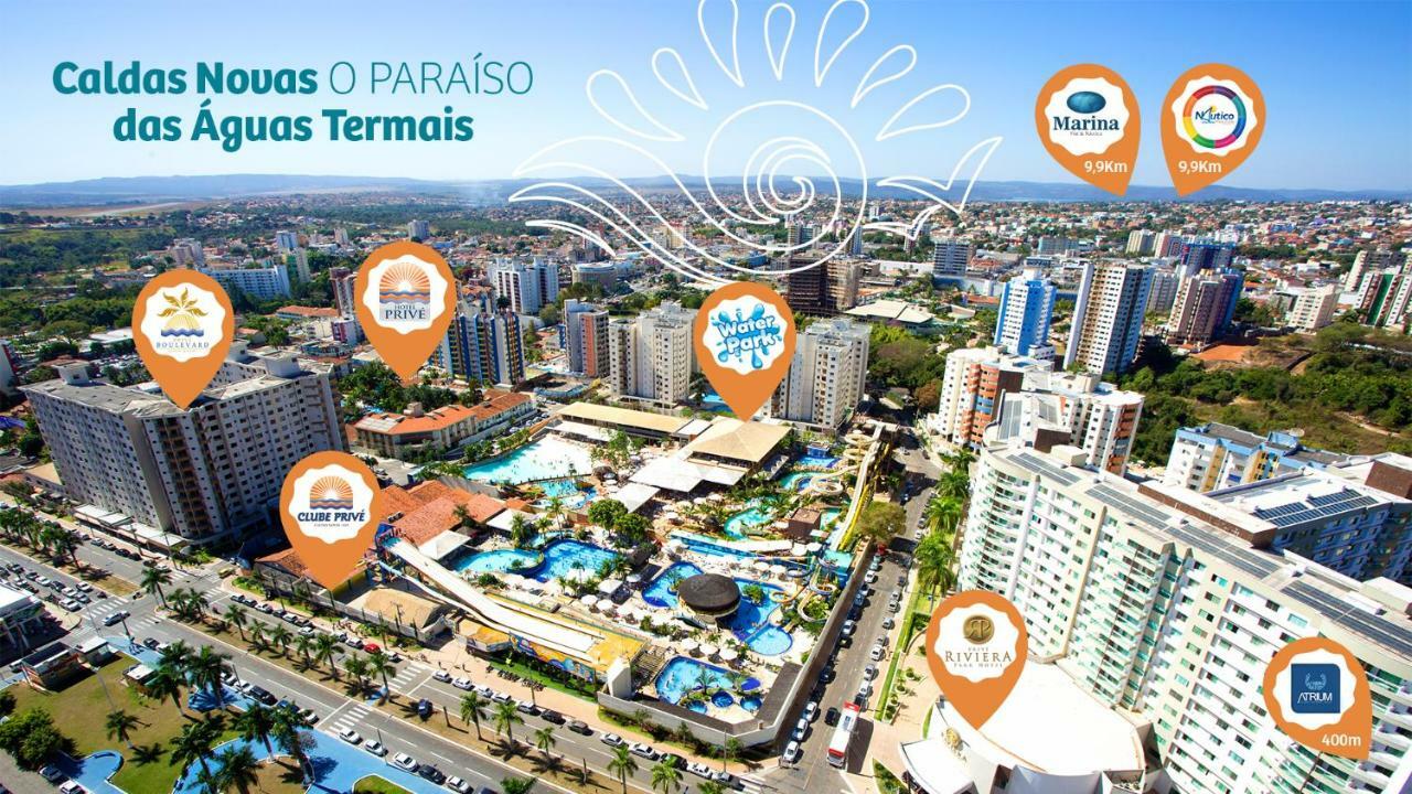 Riviera Park Hotel By Wam Experience Caldas Novas Exterior foto